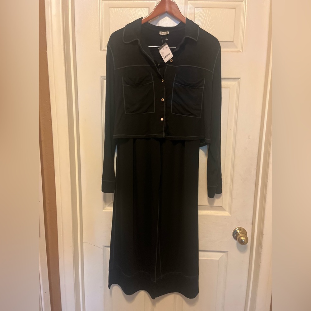 Free People Black Pajamas
Size Small
NWT